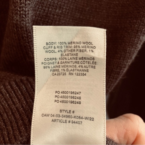 WILFRED Sz S Clara 100% Merino Wool Oversized Soft Long Sleeve Sweater Aritzia - Picture 8 of 12